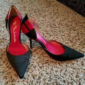 Nina Satin Stilettos